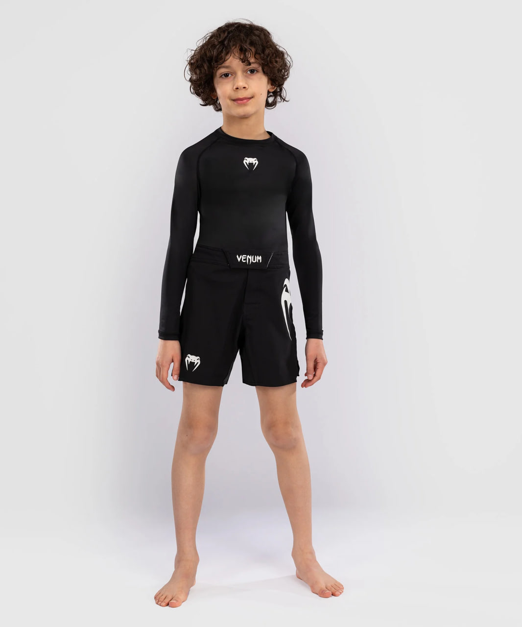 Детские шорты Venum Light Kids Fightshorts Black