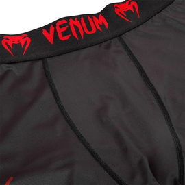 Компрессионные штаны Venum Signature Spats Black Red, Фото № 6