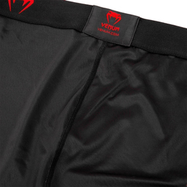 Компрессионные штаны Venum Signature Spats Black Red, Фото № 5