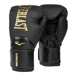 Боксерские перчатки Everlast Elite 2 Black/Gold