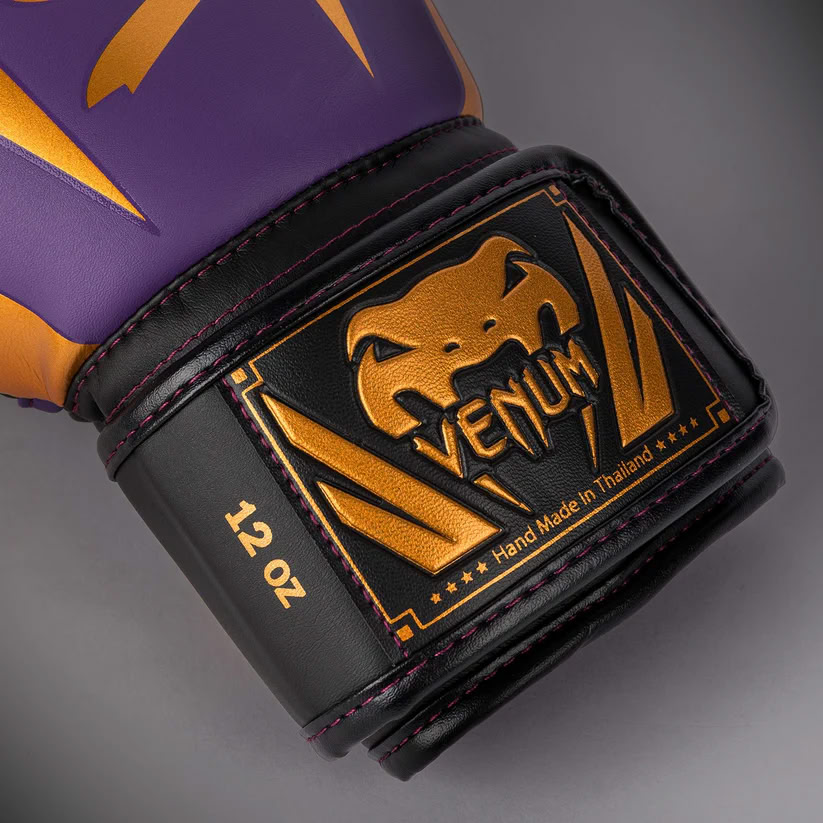 Боксерські рукавиці Venum Elite Boxing Gloves Dark Purple ціна