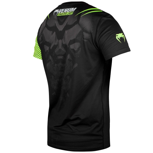 Футболка Venum Training Camp 2.0 T-shirt Black Neo Yellow фото