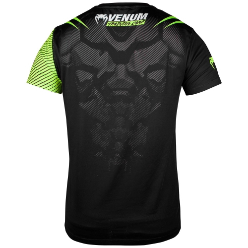 Футболка Venum Training Camp 2.0 T-shirt Black Neo Yellow купить