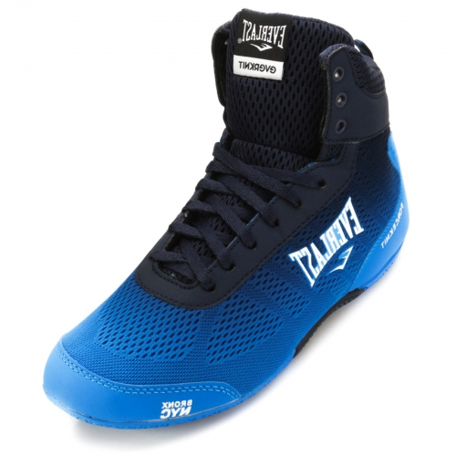 Боксерки Everlast Forceknit Low Top Boxing Shoes Blue купить