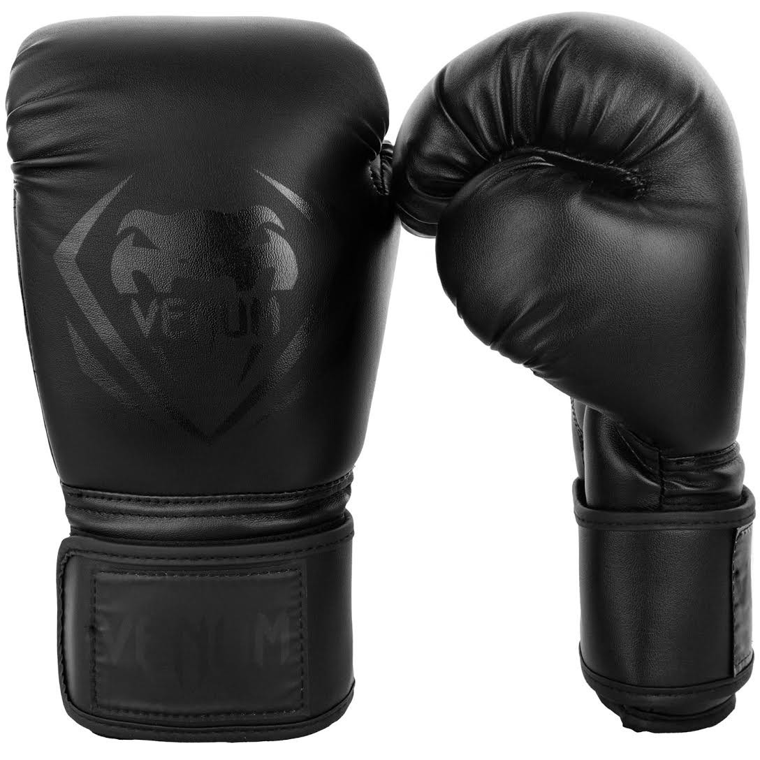 Боксерские перчатки Venum Contender Boxing Gloves Black Black