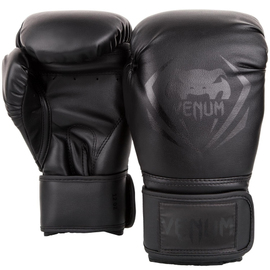 Боксерские перчатки Venum Contender Boxing Gloves Black Black, Фото № 2