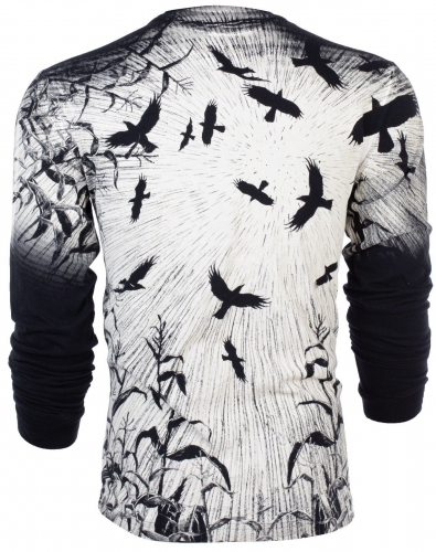 Лонгслив Affliction Corn Reaper Long Sleeve Black купити