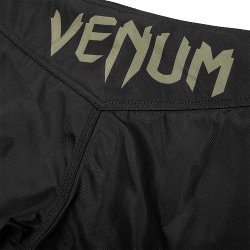 Шорти для ММА Venum Signature Fightshorts Black Khaki Exclusive фото