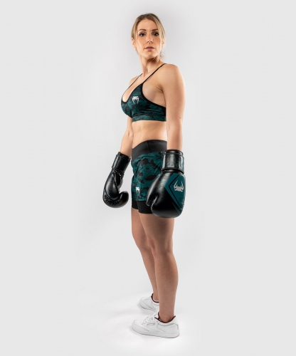 Спортивный топ Venum Defender Sport Bra Black Green оригинал