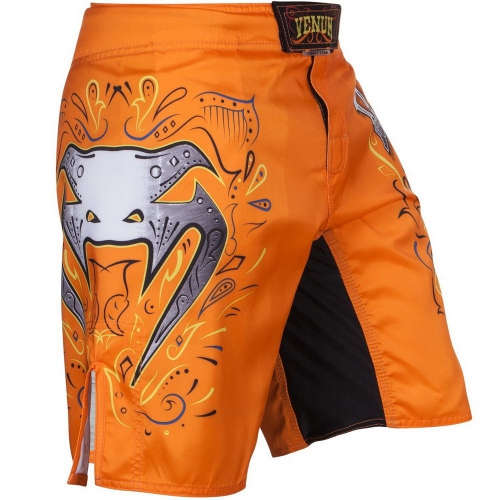 Бойцовские шорты Venum Santa Muerte 2.0 Fight Shorts Orange купити