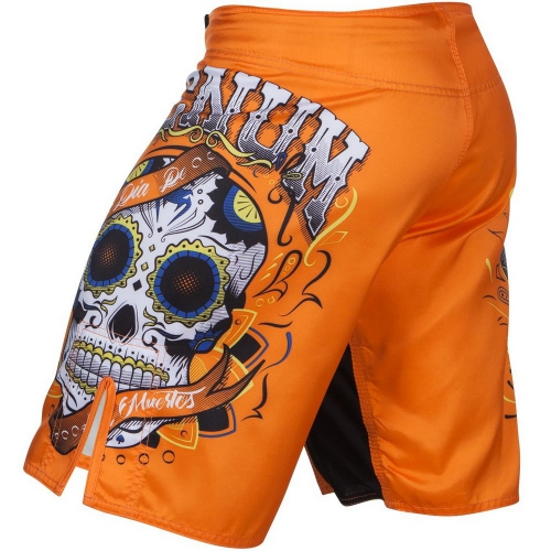 Бойцовские шорты Venum Santa Muerte 2.0 Fight Shorts Orange ціна