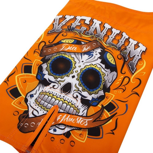 Бойцовские шорты Venum Santa Muerte 2.0 Fight Shorts Orange де купити