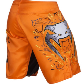 Бойцовские шорты Venum Santa Muerte 2.0 Fight Shorts Orange, Фото № 4