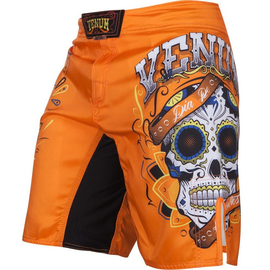 Бойцовские шорты Venum Santa Muerte 2.0 Fight Shorts Orange