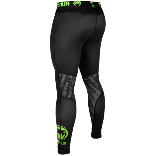 Venum Logos Tights Black Neo Yellow compression pants price
