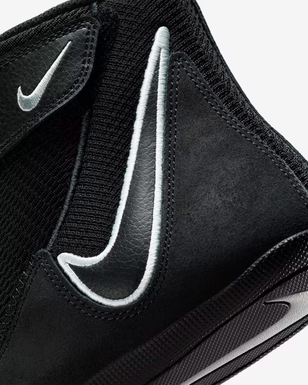 Борцовки Nike Speedsweep 8 Wrestling Shoes Black White Black Wolf Grey стоимость