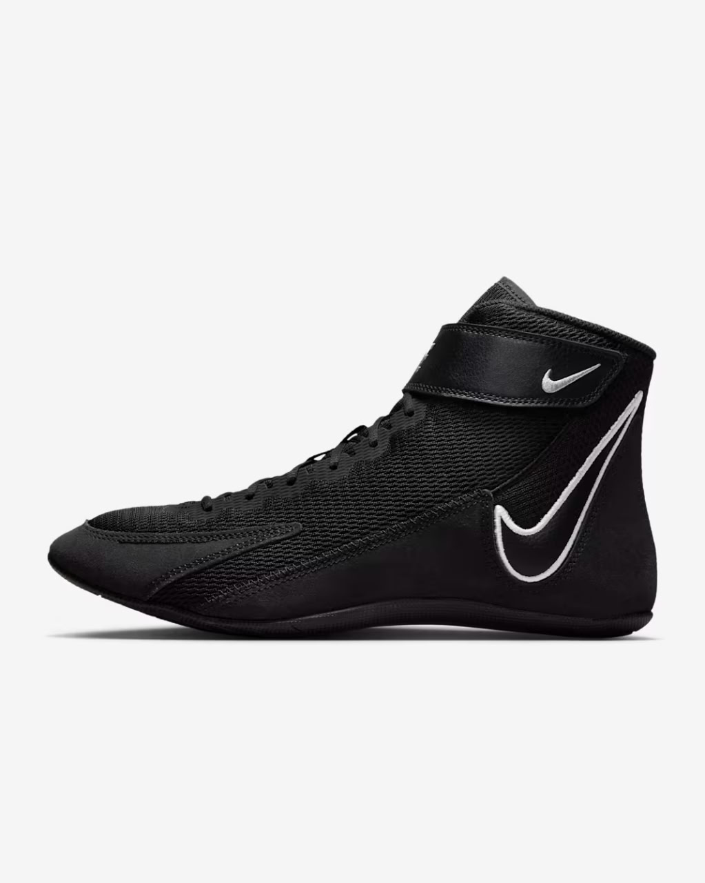 Борцовки Nike Speedsweep 8 Wrestling Shoes Black White Black Wolf Grey купить