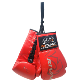 Брелок Rival Autograph Boxing Gloves With Logo - Synthetic Red