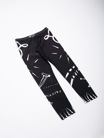 Компрессионные штаны MANTO Grappling Tights Voodoo 2.0 Black, Фото № 3