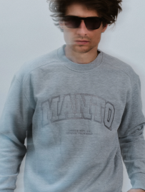 Свитшот MANTO Crewneck Varsity Gray купить