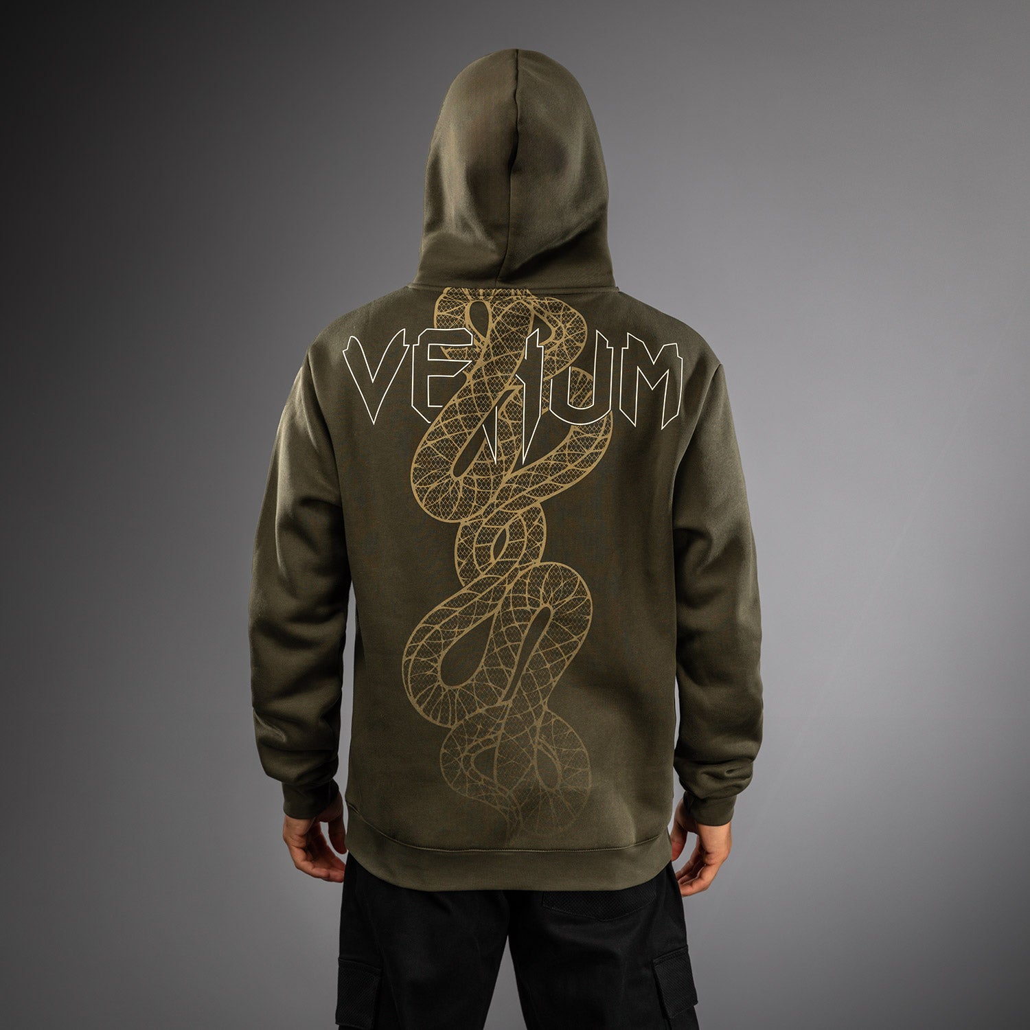 Худі Venum Serpenti Hoodie Kaki Bronze Ivory ціна
