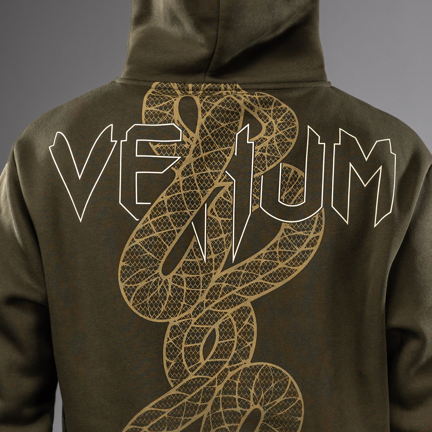 Худі Venum Serpenti Hoodie Kaki Bronze Ivory де купити