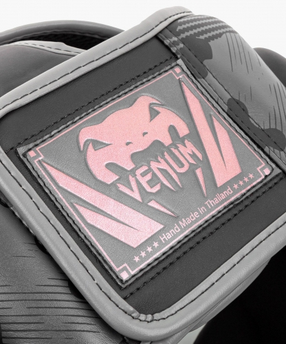 Venum Elite Headgear Black Pink Gold helmet size