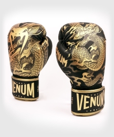 Боксерские перчатки Venum Dragons Flight Boxing Gloves Black Bronze