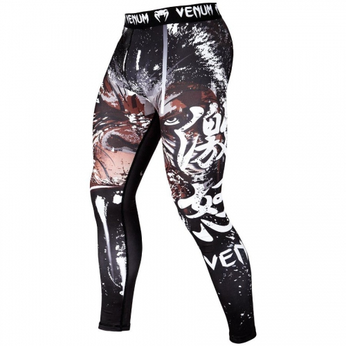 Компрессионные штаны Venum Gorilla Spats Black цена