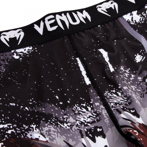 Компрессионные штаны Venum Gorilla Spats Black оригинал