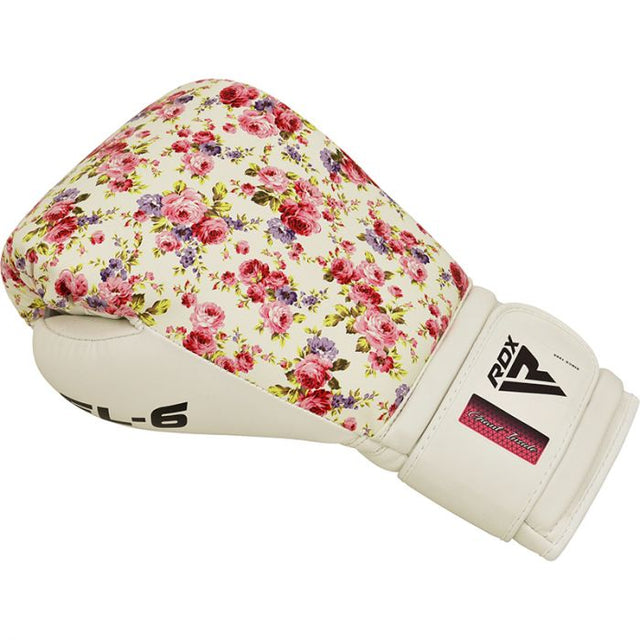 Жіночі боксерські рукавиці RDX FL5 Floral Boxing Gloves White купити