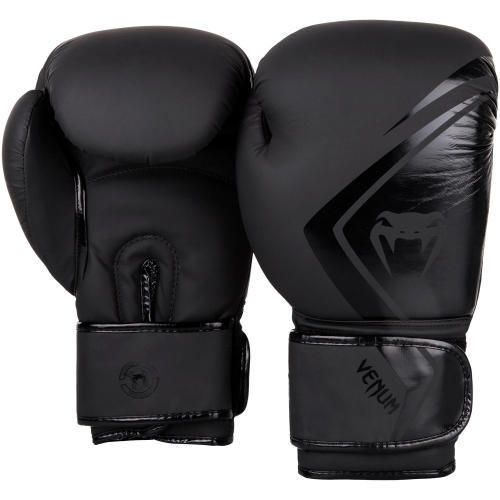 Боксерські рукавиці Venum Contender 2.0 Boxing Gloves Black Black купити
