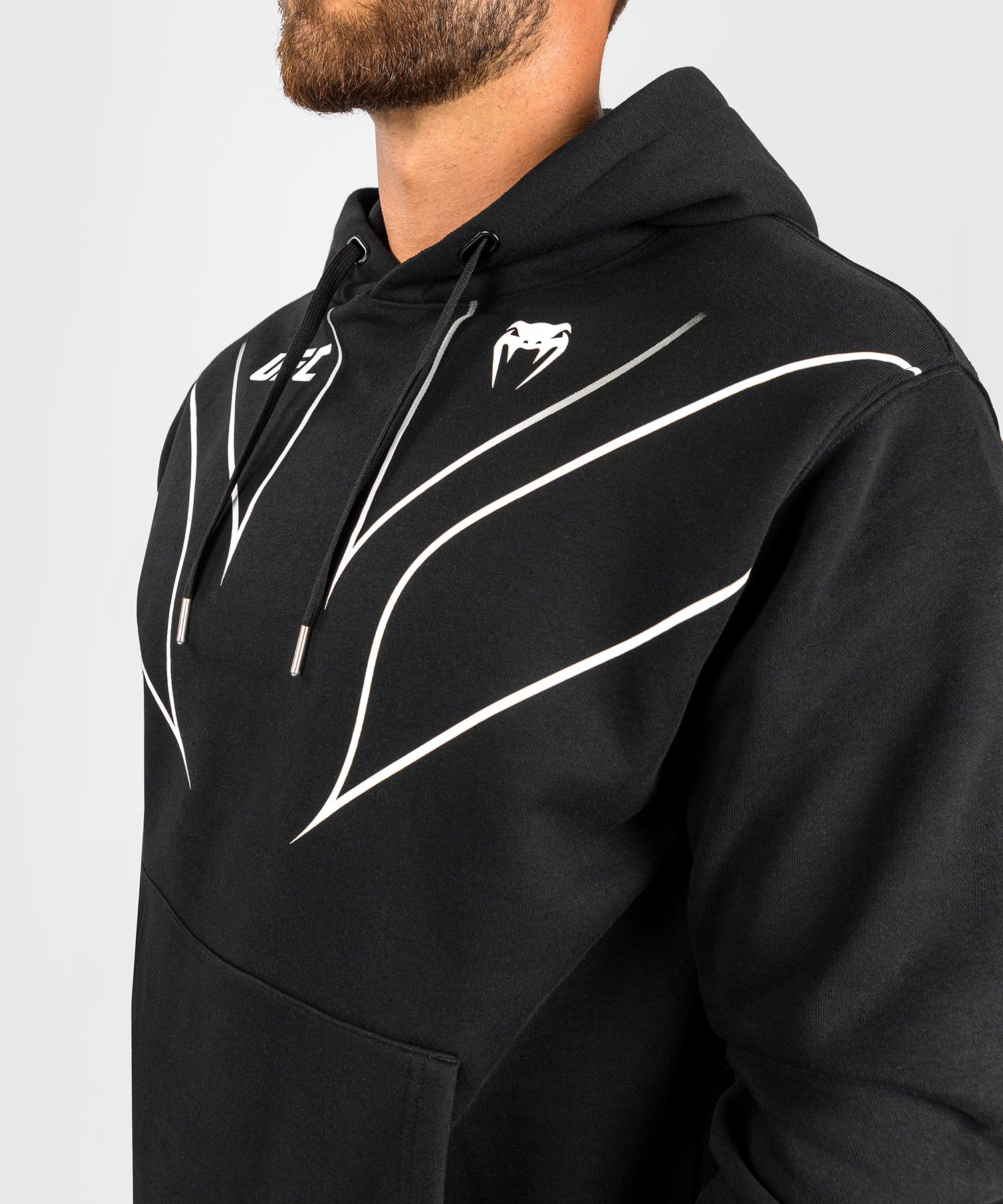 Толстовка Venum UFC Fight Night 2.0 Mens Hoodie Black оригинал