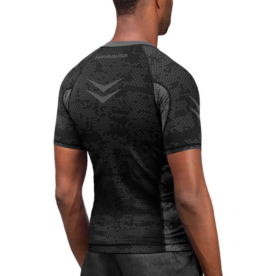 Rashguard with short sleeves Hayabusa Arrow Ranked Black buy