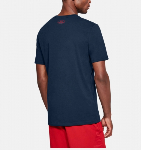 Футболка Under Armour Big Logo T-Shirt Navy купити