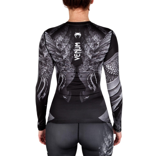Женский рашгард Venum Phoenix Rashguard Long Black купити