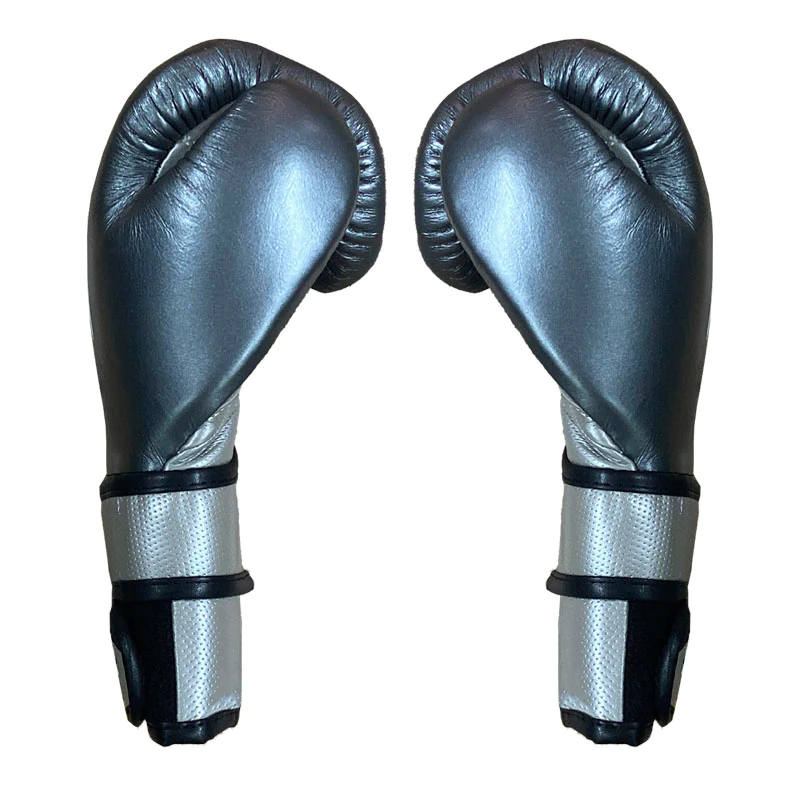 Боксерские перчатки Cleto Reyes Heros 500 Leather Training Gloves Onyx купить