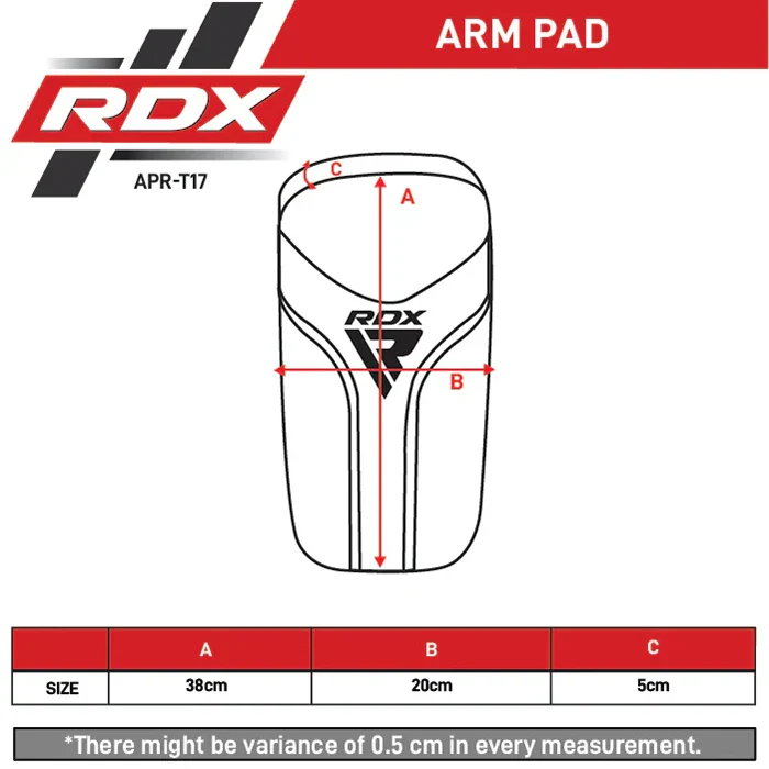 Тай-пади RDX Arm Pad Aura Plus T-17 Red\Black оригінал