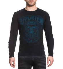 Двусторонняя термалка Affliction Death Rider Chalkboard Reversible Thermal Blue купить