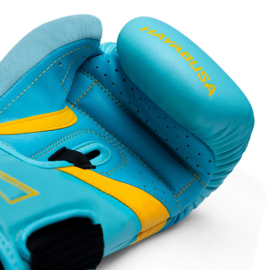 Боксерские перчатки Hayabusa T3 Boxing Gloves Blue Yellow, Фото № 3