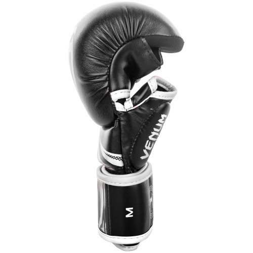 MMA gloves Venum Challenger 3.0 MMA Gloves Black White photo