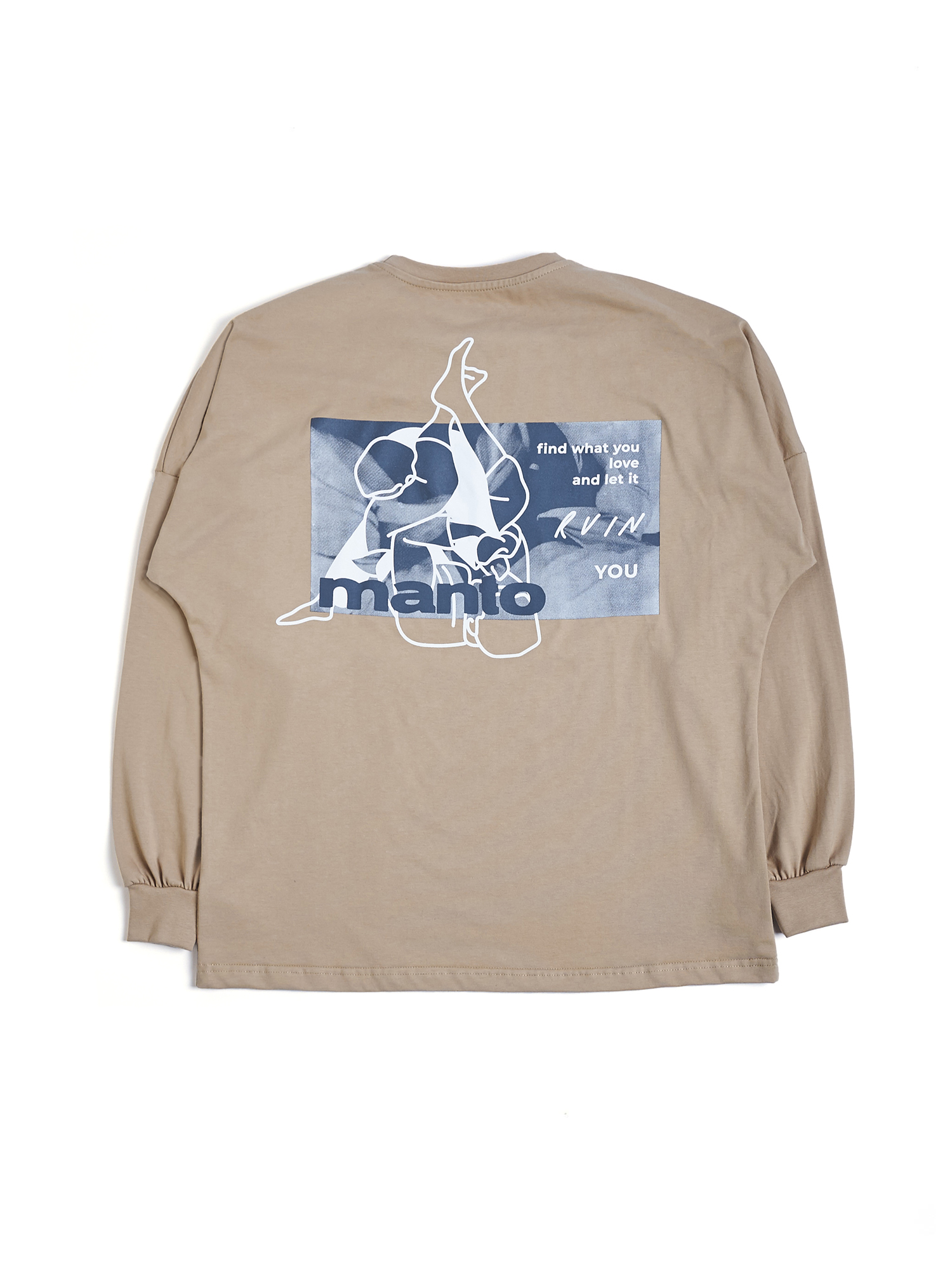 Лонгслив MANTO Ruin Beige купить