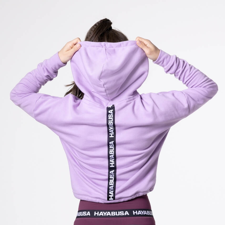 Женская толстовка Hayabusa Women’s Cozy Fleece Cropped Hoodie Lavender купить
