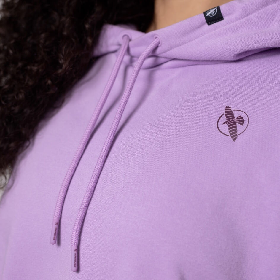 Женская толстовка Hayabusa Women’s Cozy Fleece Cropped Hoodie Lavender фото