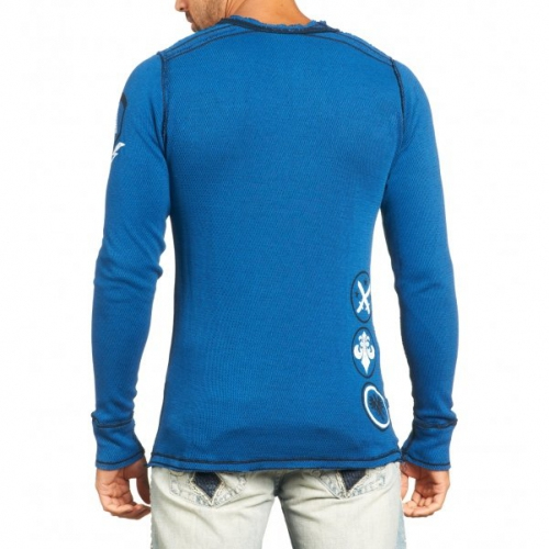 Affliction Davey Jones Thermal Blue double-sided thermal mitt photo