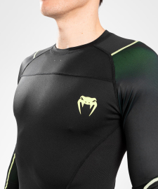 Рашгард Venum Fusion 2.0 Rashguard Long sleeves Black Yellow купить