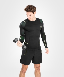 Venum Fusion 2.0 Rashguard Long sleeves Black Yellow