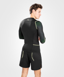 Рашгард Venum Fusion 2.0 Rashguard Long sleeves Black Yellow фото
