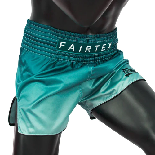 Шорти для тайського боксу Fairtex BS1906 Green Fade фото