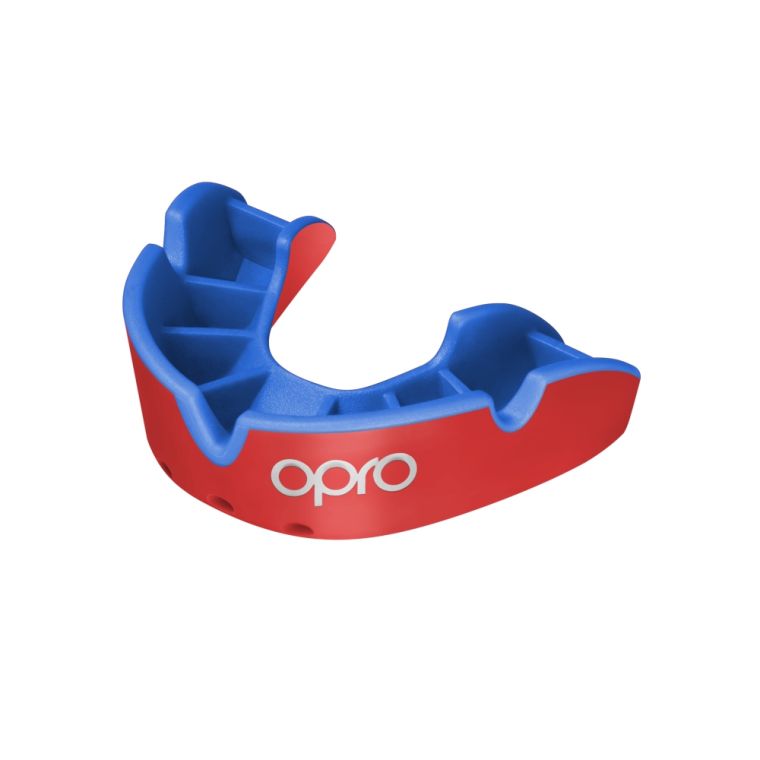 Капа Opro Self-fit GEN5 Silver Red Dark Blue